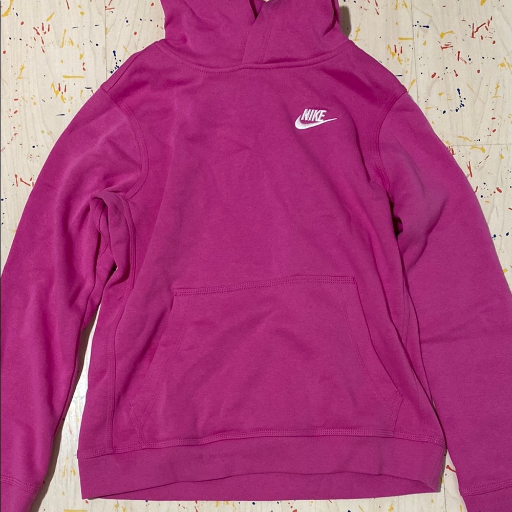 nike teen large 14-16 pink hoodie